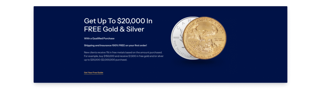 Preserve Gold's free gold and silver offer
