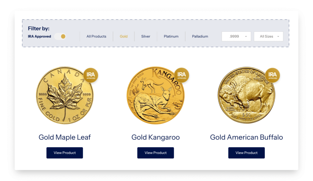 Preserve Gold gold coins